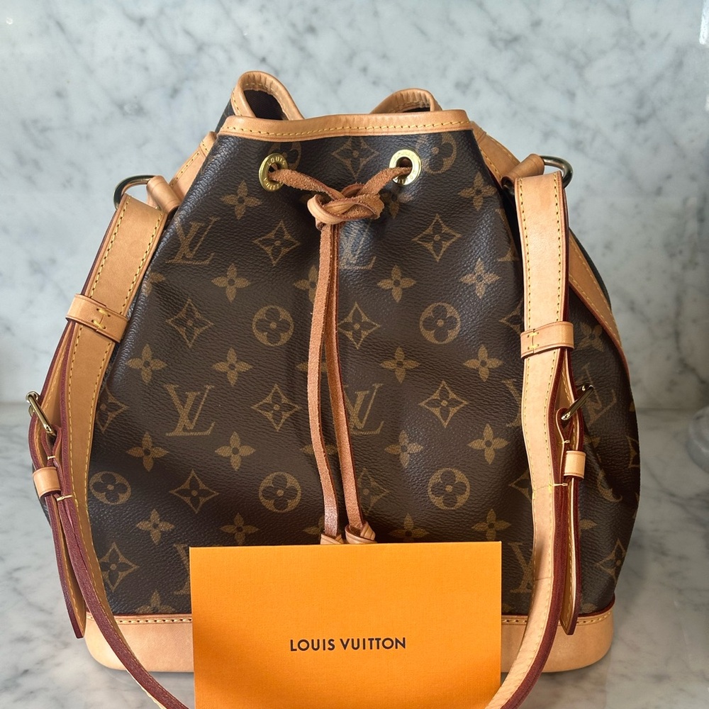 Louis Vuitton Monogram Tan and Brown Shoulder Bag
